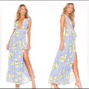 MAJORELLE blue sweet pea dress worn once